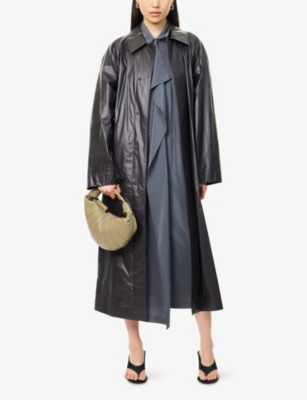 LEMAIRE: Light Belted Coated-Cotton Coat