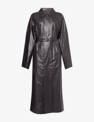 LEMAIRE: Light Belted Coated-Cotton Coat