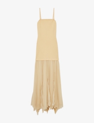 REISS: Milana Sleeveless Knitted Maxi Dress
