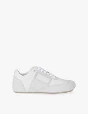 Shop Mm6 Maison Margiela Womens Mm6 Anatomic Leather Low-top Trainers In White