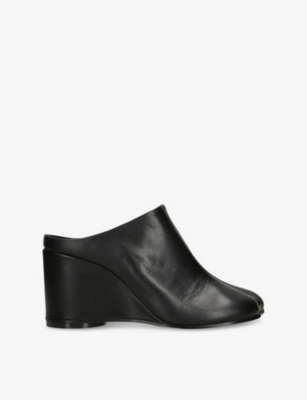 MM6: Anatomic Slipper Leather Wedge Heel