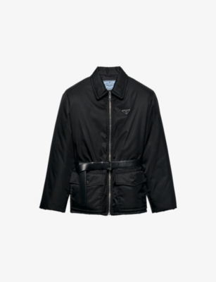 PRADA: Belted Re-Nylon Down Jacket