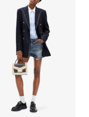 THE KOOPLES: Peak-Lapel Double-Breasted Wool-Blend Blazer