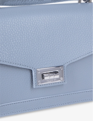 THE KOOPLES: Emily Logo-Engraved Leather Top-Handle Bag