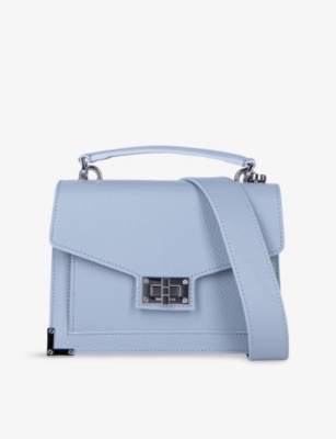 THE KOOPLES: Emily Logo-Engraved Leather Top-Handle Bag