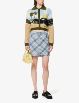 HOUSE OF SUNNY: Pretty Women Tripper Spread-Collar Knitted Cardigan
