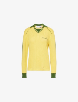 HOUSE OF SUNNY: Keepers Fishnet-Pattern Cotton-Knit T-Shirt