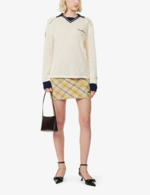HOUSE OF SUNNY: Keepers Fishnet Cotton-Knit Top
