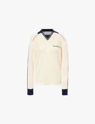 HOUSE OF SUNNY: Keepers Fishnet Cotton-Knit Top