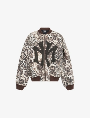 KSUBI X MOWALOLA - Ksubi x Mowalola Cheetah Cotton Bomber Jacket