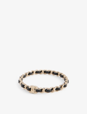 RESELFRIDGES: Pre-Loved Chanel Chain Gold-Plated Metal Bracelet