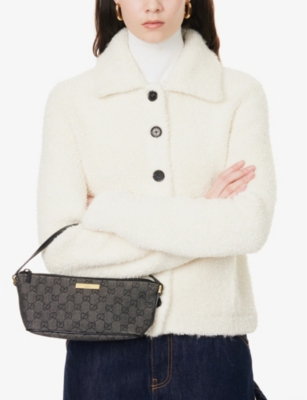 RESELFRIDGES: Pre-Loved Gucci GG Boat Denim Shoulder Bag
