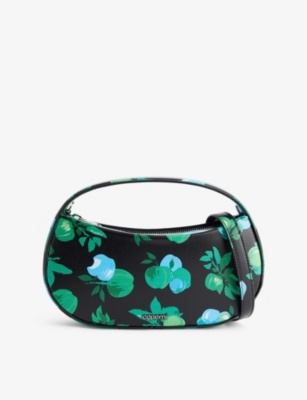 COPERNI: Apple-Print Faux-Leather Swipe Shoulder Bag
