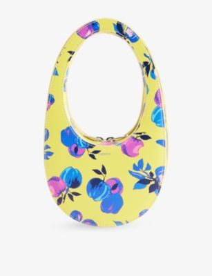 COPERNI: Apple-Print Mini Faux-Leather Swipe Shoulder Bag