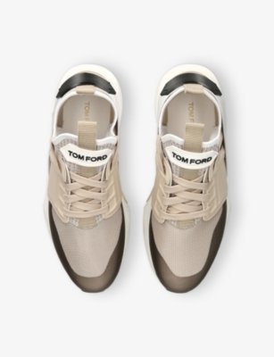 TOM FORD: Jago Mesh-Woven Low-Top Trainers