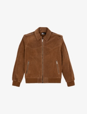 THE KOOPLES: Classic-Collar Western Suede Jacket