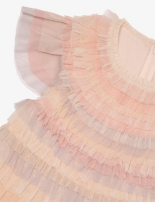 NEEDLE AND THREAD: Petra Ruffled Tulle Dress 4-10 Years