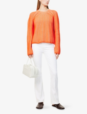 MOTHER: The Weekender Flared-Leg Mid-Rise Jeans