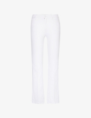 MOTHER: The Weekender Flared-Leg Mid-Rise Jeans