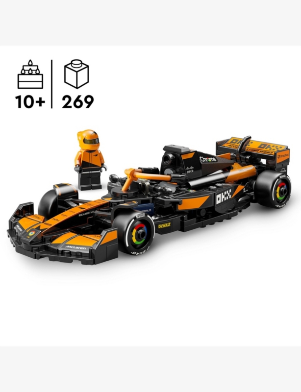LEGO® Speed Champions 77251 McLaren F1 Team MCL38 Race Car Playset