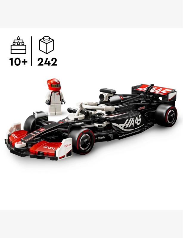 LEGO® Speed Champions 77250 MoneyGram Haas F1® Team VF-24 Race Car Playset