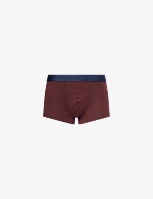 SUNSPEL: Branded-Waistband Stretch-Cotton Boxer Trunks