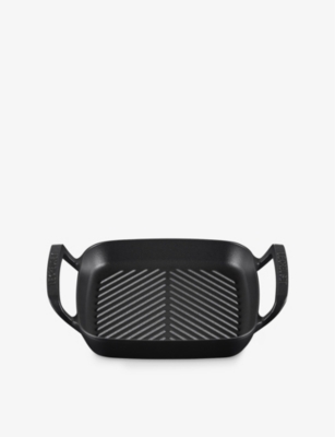 LE CREUSET: BBQ Outdoor Square Cast Iron Grill 26cm
