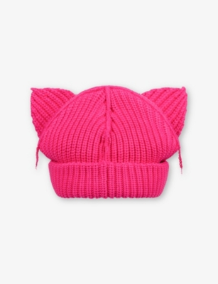 CHARLES JEFFREY LOVERBOY: Chunky Ear Logo-Patch Knitted Beanie
