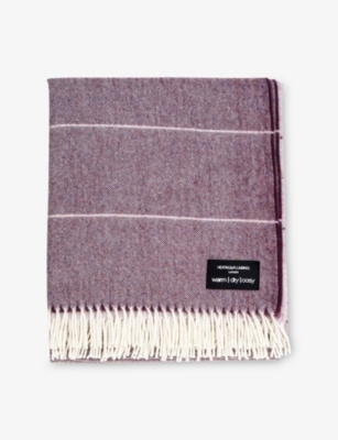 Wonderland Striped Alpaca and Wool-Blend Throw 200cm x 145cm