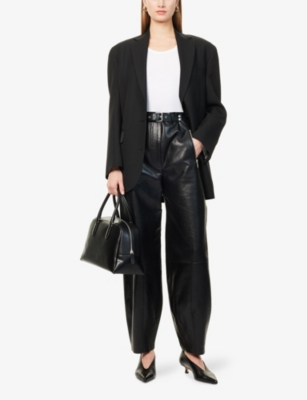 NANUSHKA: Jozefa Zip-Pockets Leather Trousers