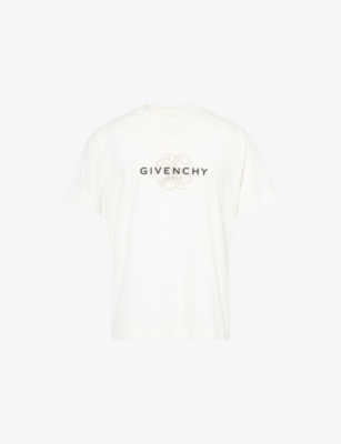 GIVENCHY: Graphic-Print Crewneck Cotton T-Shirt
