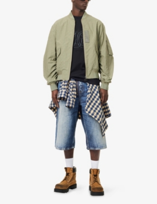 GIVENCHY: 4G-Embossed Regular-Fit Woven Bomber Jacket
