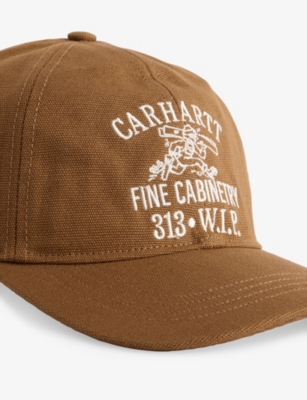 CARHARTT WIP: Cabinetry Embroidered Cotton Baseball Cap