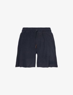 HONOR THE GIFT: Textured-Knit Relaxed-Fit Woven Shorts