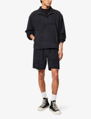HONOR THE GIFT: Logo-Embroidered Textured Knitted Sweatshirt