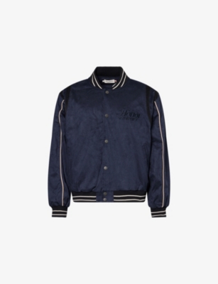 HONOR THE GIFT: Oil Head Logo-Embossed Woven Varsity Jacket