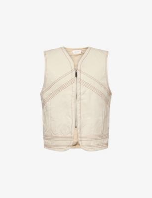 HONOR THE GIFT: Logo-Embroidered Cotton Riding Vest