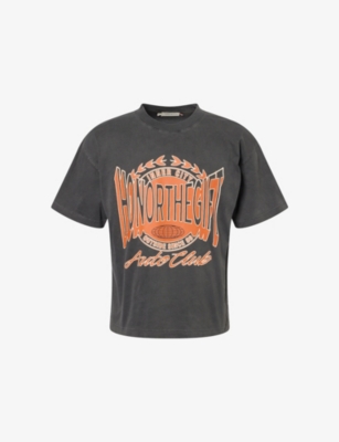 HONOR THE GIFT: Honor Club Printed Cotton-Jersey T-Shirt