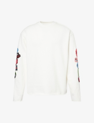 HONOR THE GIFT: Fuel Patches Cotton-Jersey Sweatshirt