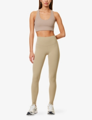 LULULEMON WOMENS SHEER OAK ALIGN HIGH-RISE STRETCH-JERSEY LEGGINGS 