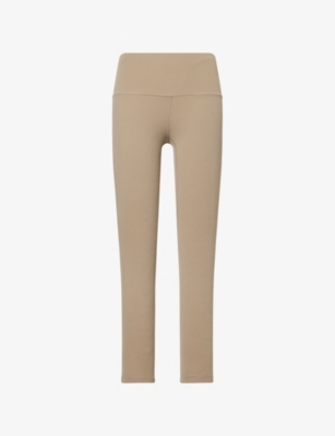 LULULEMON WOMENS SHEER OAK ALIGN HIGH-RISE STRETCH-JERSEY LEGGINGS 
