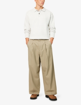 ADSUM: Paddy Polo-Collar Cotton-Blend Knit Jumper