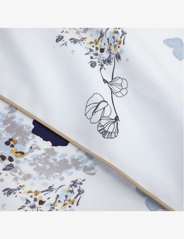 ECLIPSES Floral Cotton-Sateen Bedcover