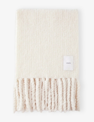 JOSEPH: Bouclé-Texture Knitted Scarf