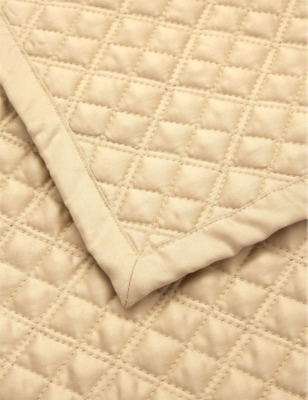 Polo Ralph Lauren Coastal Argyle Super-king Cotton Bed Cov In Coastal
