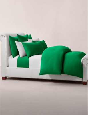 RALPH LAUREN HOME: Polo Player Cotton Fitted Sheet