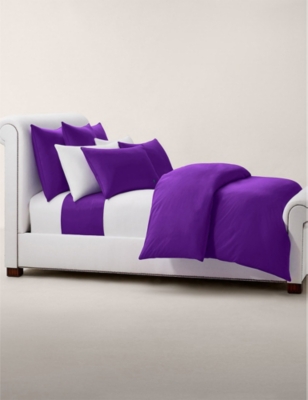 RALPH LAUREN HOME: Polo Player Cotton Fitted Sheet