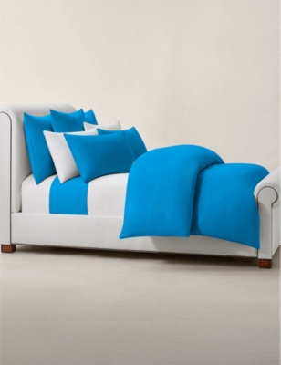 RALPH LAUREN HOME: Polo Player Cotton Fitted Sheet