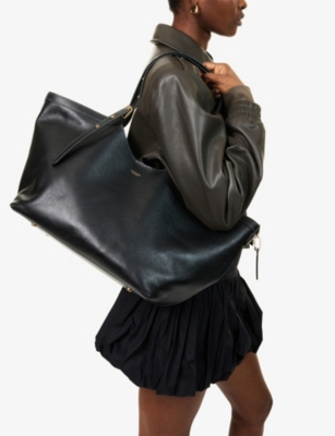 COACH: Gramercy Buckle-Trim Leather Tote Bag