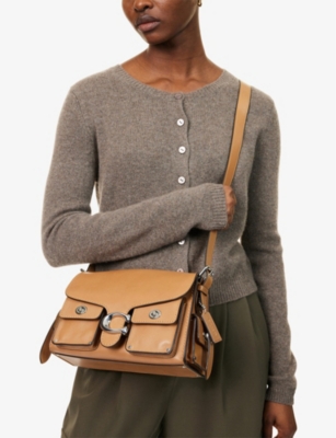 COACH: Cargo Turnlock Tabby Leather Shoulder Bag